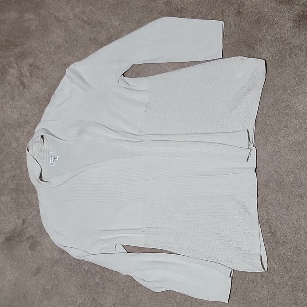 CROFT AND BARROW OPEN CARDIGAN